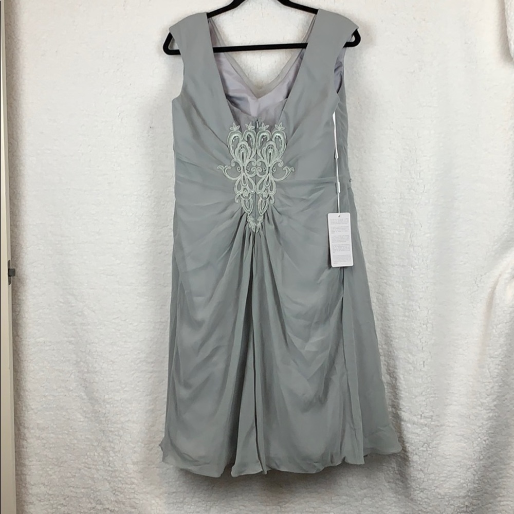 Gray Special Occasion Dress with Jacket